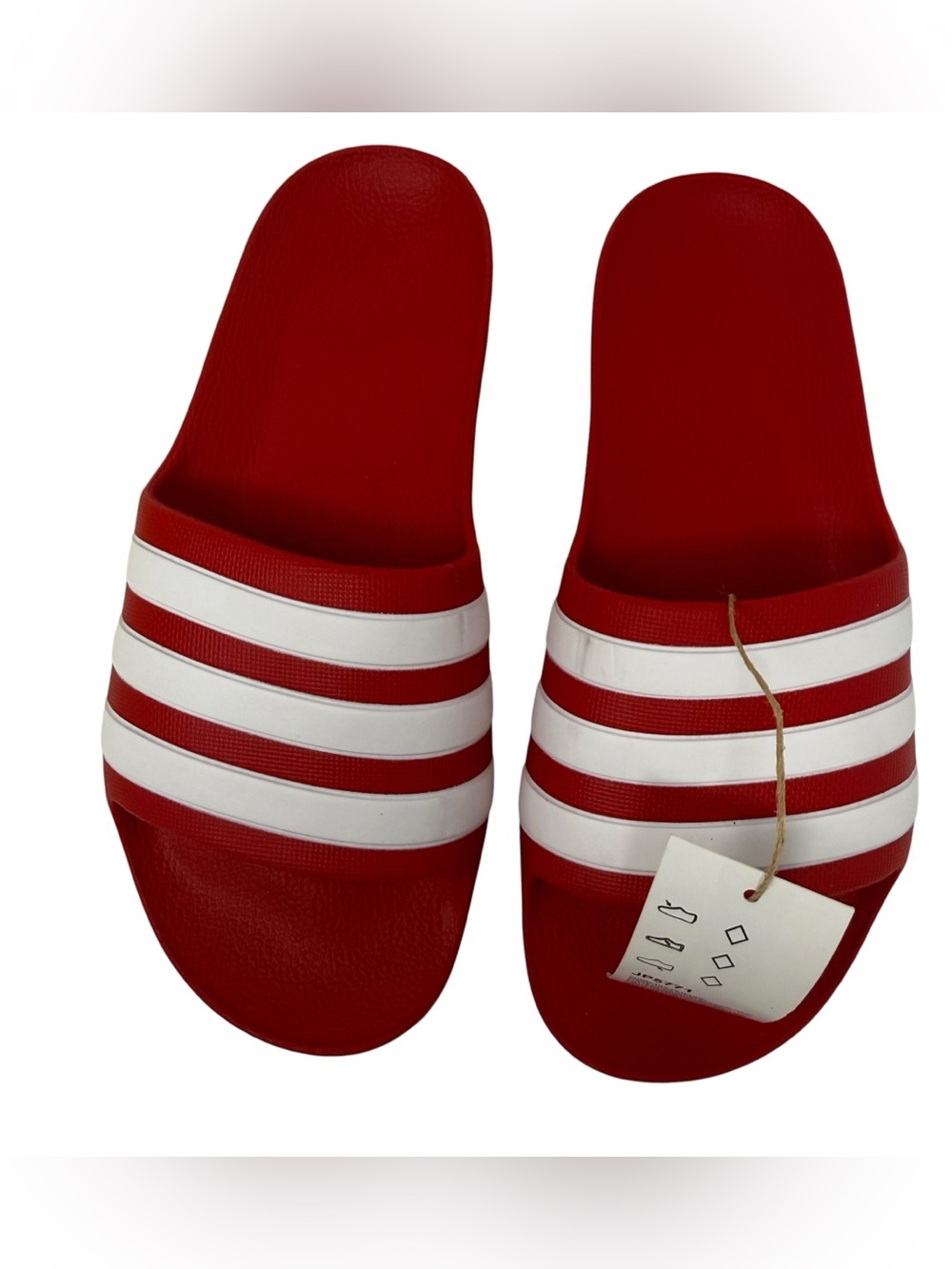 Adidas Adilette Aqua Size Youth 6 Women’s 7 Slide Sandals Cushioned Comfort NWT